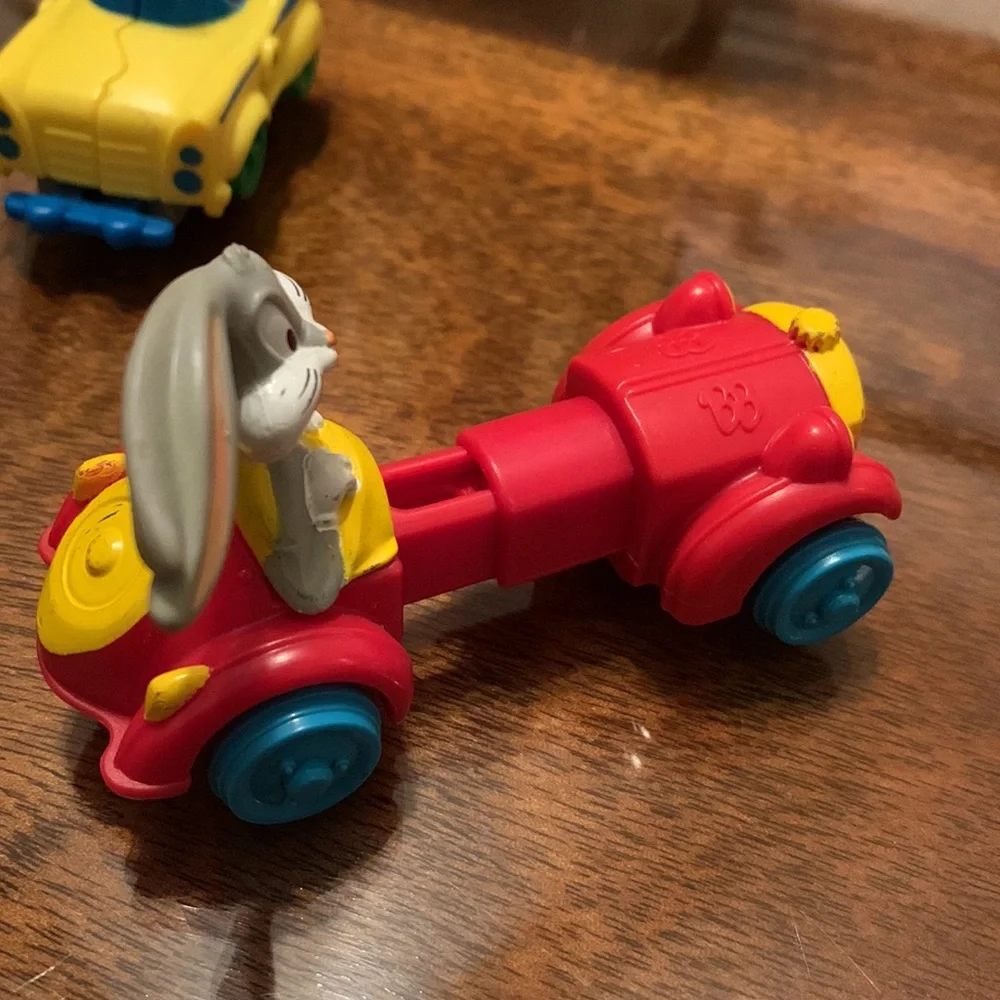 1992 Warner Bros Quack up Car Bugs Bunny Daffy vintage Toy Cars Looney Tunes WB